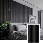 Pannello a doghe acustiche ZULIAN™ — Rovere affumicato (2,7 m × 1,10 m)