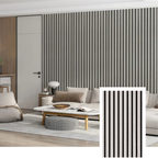 Pannello a doghe acustiche ZULIAN™ — Rovere affumicato (2,7 m × 1,10 m)